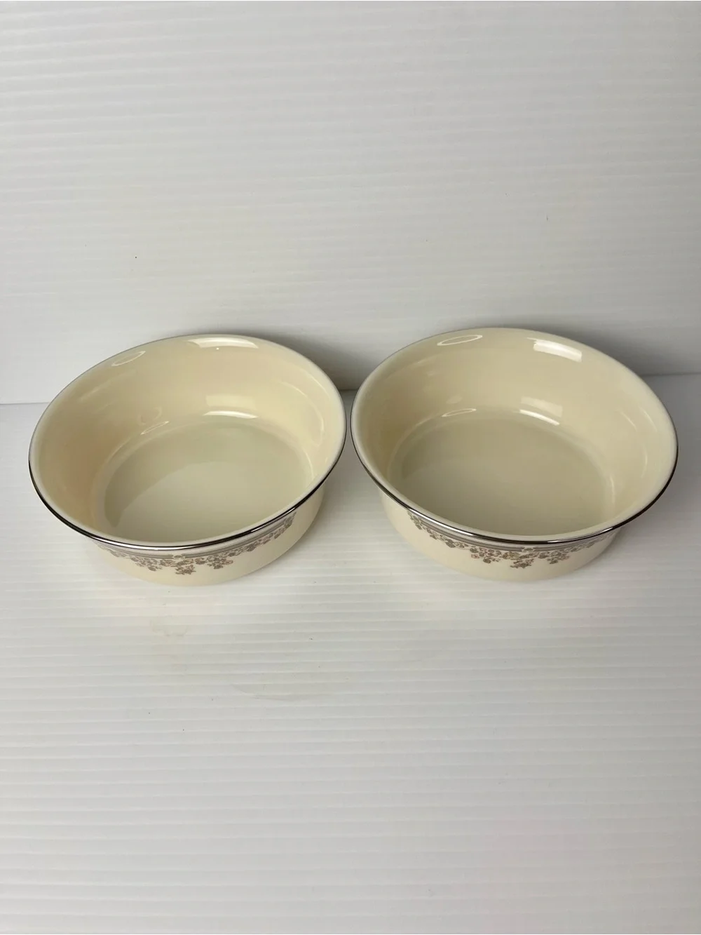 Lenox LACE POINT Coupe Cereal Bowl 5.25